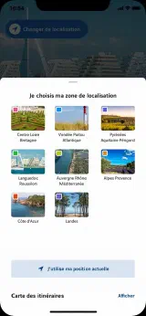 Application mobile Radio VINCI Autoroutes, écran de détail info autoroute
